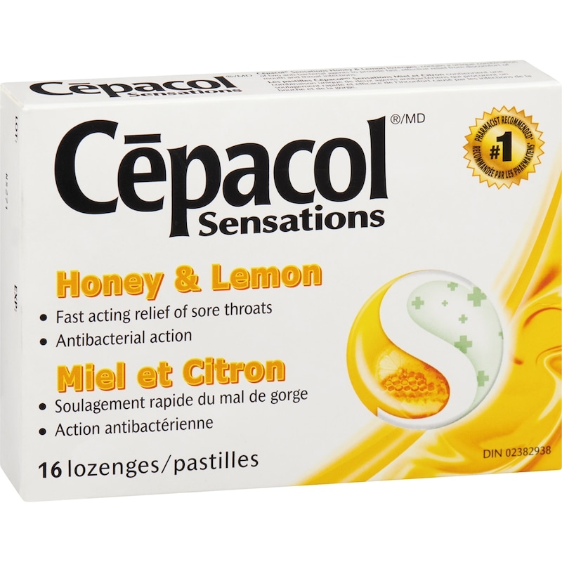Sensations Honey and Lemon, Sore Throat  Lozenges