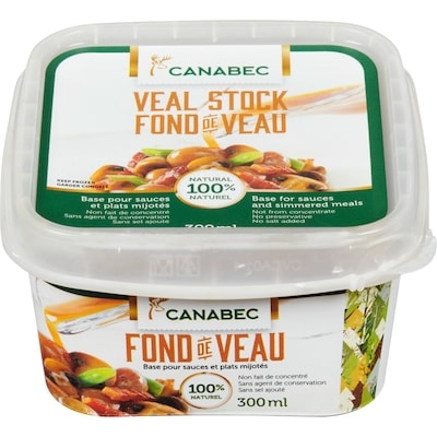 Gibiers Canabec Bouillon de veau 300 ml, 2,26 $/100ml