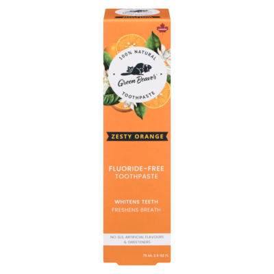 Green Beaver Natural Toothpaste, Zesty Orange 75 ml, $8.65/100ml