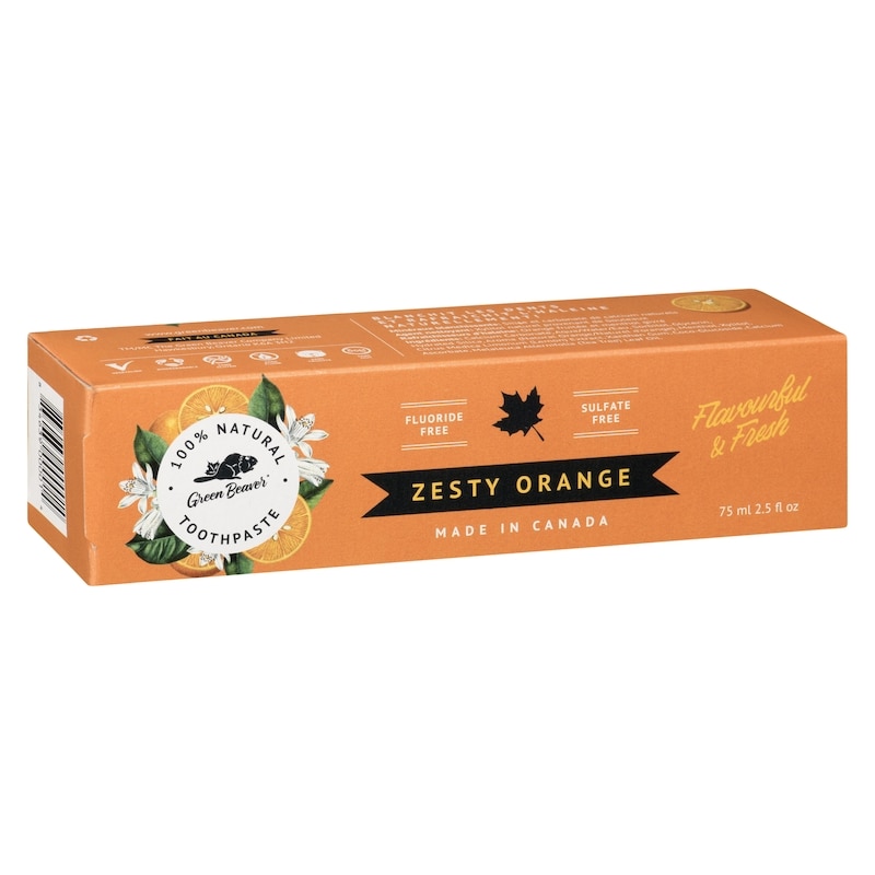 Natural Toothpaste, Zesty Orange