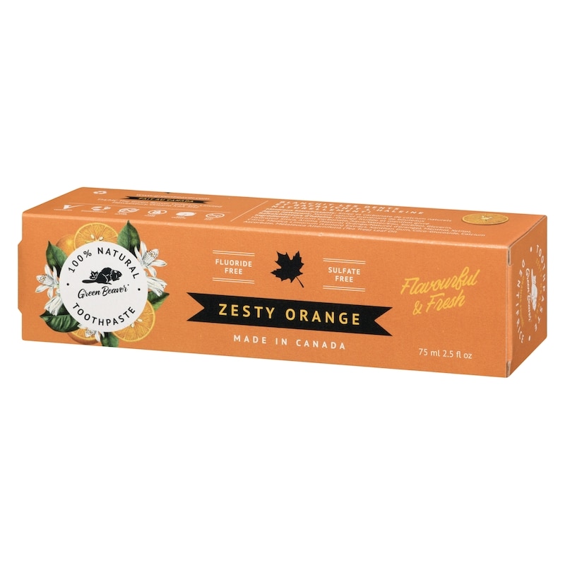 Natural Toothpaste, Zesty Orange