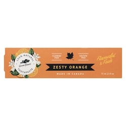 Green Beaver Natural Toothpaste, Zesty Orange - 75 ml | Fortinos