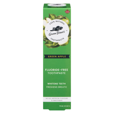 Green Beaver Natural Toothpaste, Green Apple 75 ml, $7.33/100ml