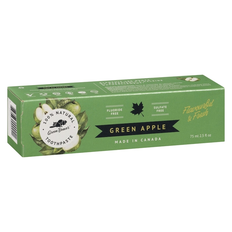 Natural Toothpaste, Green Apple