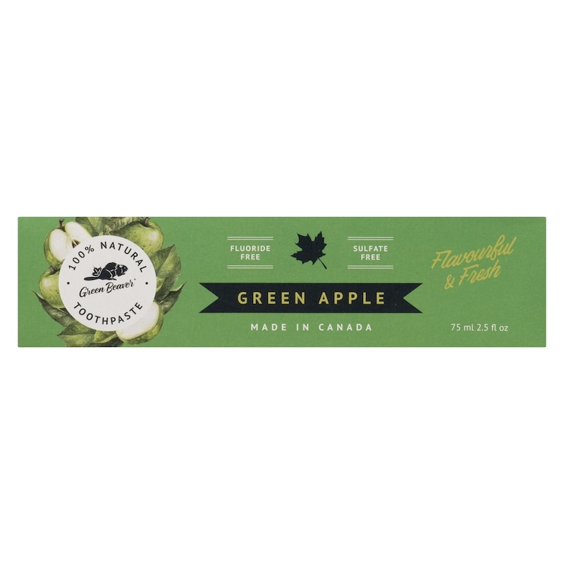 Natural Toothpaste, Green Apple
