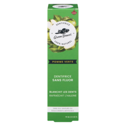 Green Beaver Jr Dentifrice naturel à saveur de pomme verte 75 ml, 8,65 $/100ml
