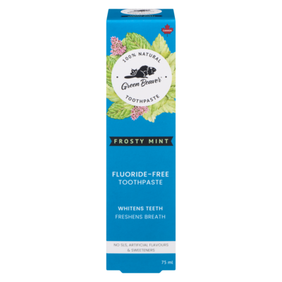 Green Beaver Natural Toothpaste, Frosty Mint 75 ml, $8.65/100ml