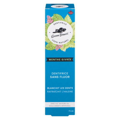 Green Beaver Jr Dentifrice naturel menthe fraîche 75 ml, 8,65 $/100ml