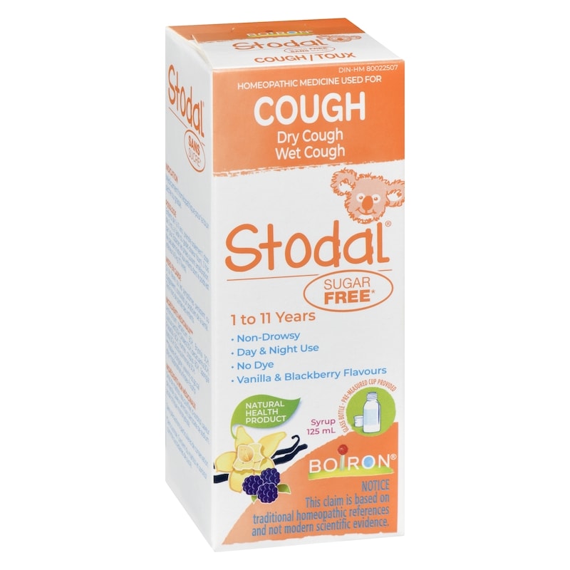 Stodal Sugar-Free Cough Syrup For Dry Or Wet Cough