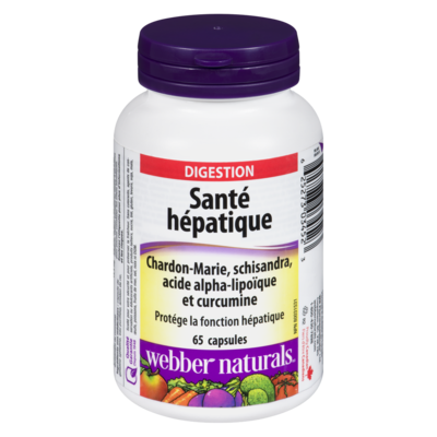 Webber Naturals Capsules Santé hépatique chardon-marie 65 ea, 0,21 $/1ch