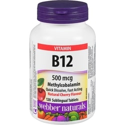 Vitamin B12 500mcg, Cherry Flavour