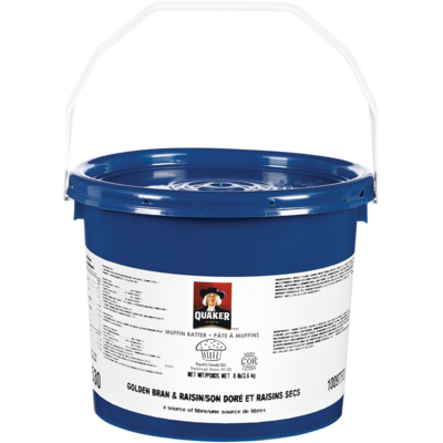 Quaker Muffin Batter, Golden Bran & Raisin 3.63 kg, $0.91/100g
