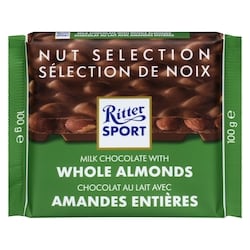 Ritter Sport Milk Chocolate Whole Almonds 100 g, $4.00/100g