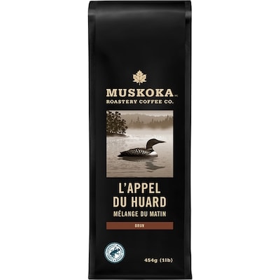 Muskoka Roastery Coffee Co Loon Call Breakfast Blend Ground 6X454G 454 g, 5,50 $/100g