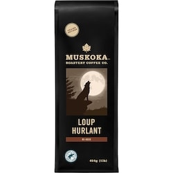 Muskoka Roastery Coffee Co Howling Wolf Entier Bean 6X454 454 g, 5,50 $/100g