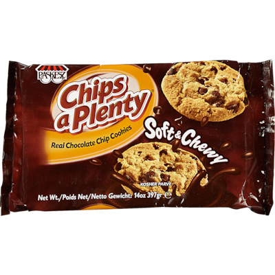 Paskesz Biscuits tendres et moelleux Chips A Plenty casher 425 g, 3,06 $/100g
