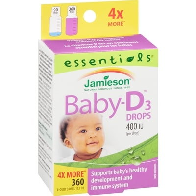 Baby-D Vitamin D3 400 IU Droplets