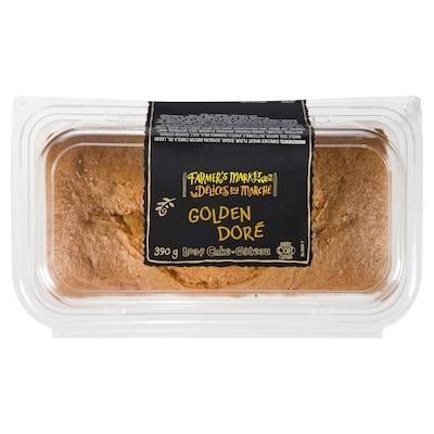 Gâteau rectangulaire doré
