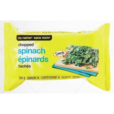 No Name Chopped Spinach 300 g, $0.60/100g