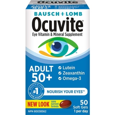 Bausch+Lomb Ocuvite Adult 50+ 50 ea, $0.52/1ea