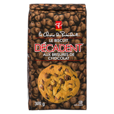 le Choix du Président Le biscuit décadent aux brisures de chocolat 300 g, 1,83 $/100g