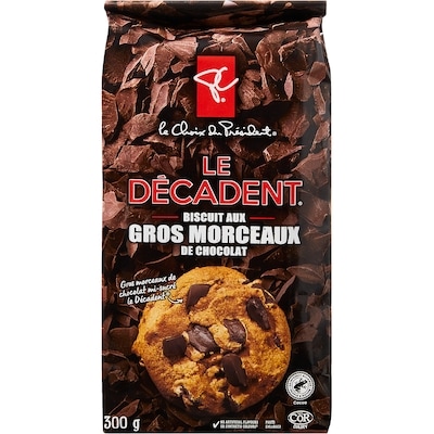 le Choix du Président Biscuit le Décadent aux gros morceaux de chocolat 300 g, 1,83 $/100g