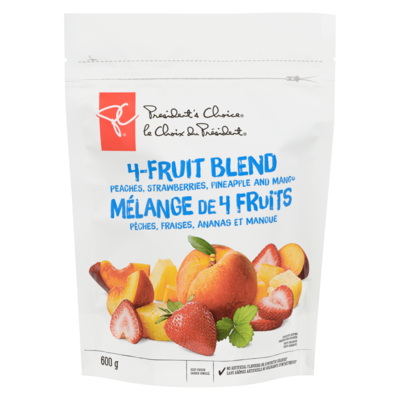 Peaches, Strawberries, Pineapple & Mango 4-Fruit Blend