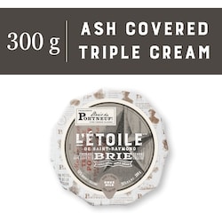 Alexis Portneuf L'Étoile de St-Raymond Ash Covered Triple Cream Brie Cheese 300 g, $5.00/100g