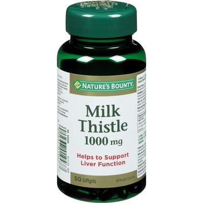 Nature's Bounty Milk Thistle, 1000mg 50 ea, $0.22/1ea