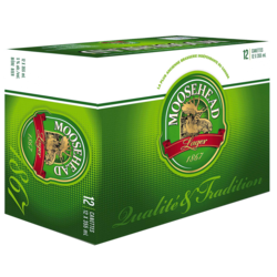 Moosehead Beer (ID required at pick-up) 12x355.0 ml, $0.45/100ml