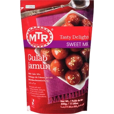 MTR Mélange Gulab Jamun 0.5 kg, 1,20 $/100g