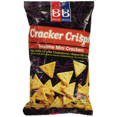 Beigel and Beigel Design Kosher Beigel & Beigel Crackers, Sour Cream & Onion 300 g, $2.83/100g