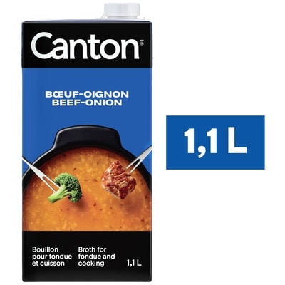 Canton Bouillon pour fondue et cuisson Bœuf-oignon 1.1 l, 0,27 $/100ml