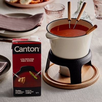 Bouillon pour fondue et cuisson Vin rouge