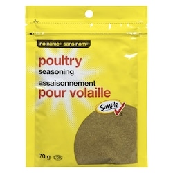 No Name Poultry Seasoning 70 g, $4.27/100g