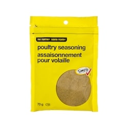 Sans Nom Assaisonnement pour volaille 70 g, 3,57 $/100g