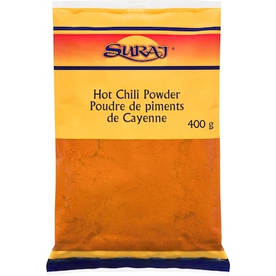 Suraj Chilli Powder, Hot 400 g, $1.12/100g