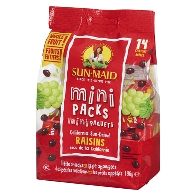 Raisins, Mini Packs