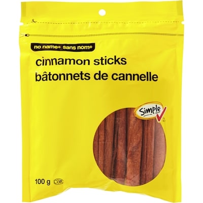 Sans Nom Bâtonnets de cannelle 100 g, 4,00 $/100g