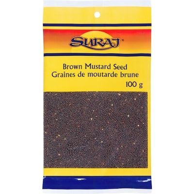Suraj Graines de moutarde brune (Sarson) 100 g, 1,29 $/100g