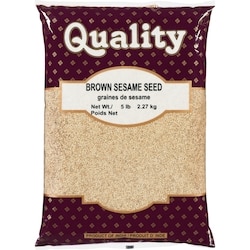 Quality Graines de sésame brunes 2.27 kg, 0,88 $/100g