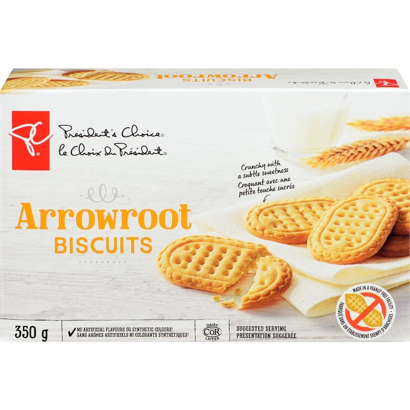 President's Choice Arrowroot Biscuits - 350 g | Your Independent