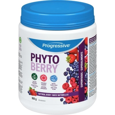 Progressive Antioxydant en poudre PhytoBerry Baies Naturelles 900 g, 10,00 $/100g