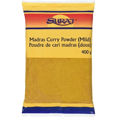 Suraj Madras Curry Powder (Mild) 400 g, $0.87/100g