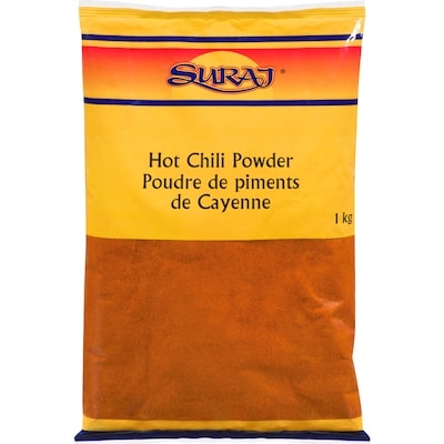 Suraj Chili Powder, Hot 1 kg, $1.00/100g