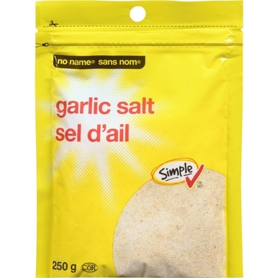 Sans Nom Sel d'ail 250 g, 1,40 $/100g