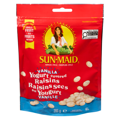 Sunmaid Yogurt Raisins 200 g, $2.50/100g