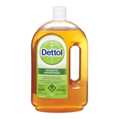 Dettol Antiseptic 1 l, $1.50/100ml