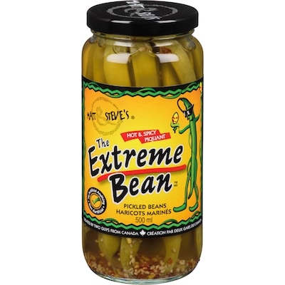 The Extreme Bean Pickled Beans, Hot & Spicy 500 ml, $1.30/100ml