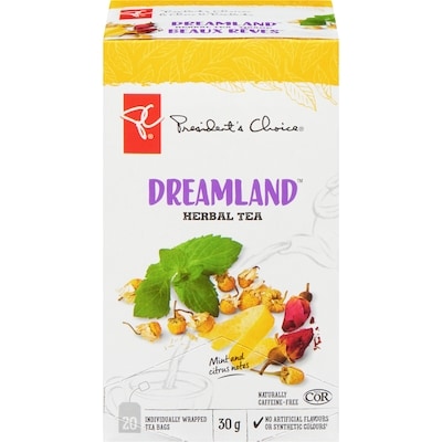 President's Choice Dreamland Herbal Tea 20 ea, $0.19/1ea